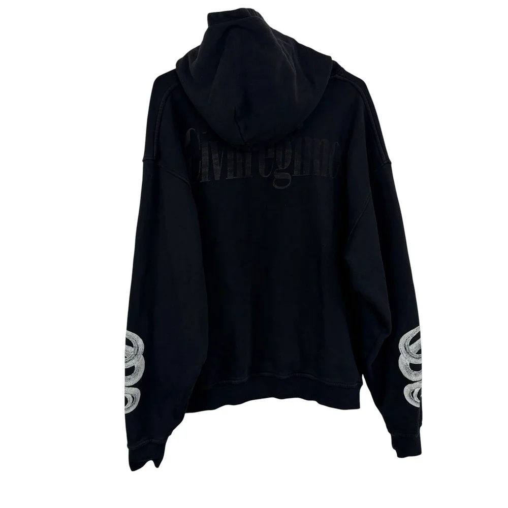 Civil Regime Hoodie Mens Large Black Wolves Graphic Limited Edition 743 of 1000 - Picture 7 of 9